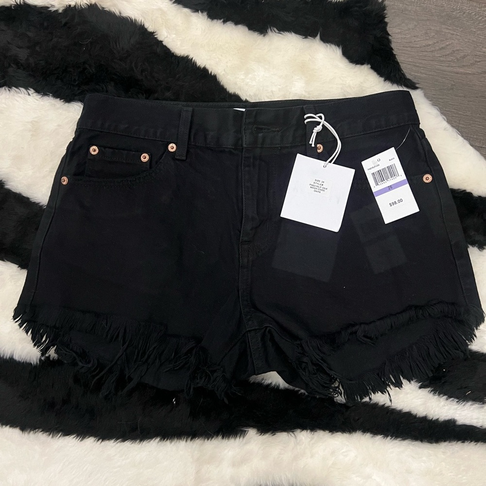 Pistola Gigi low rise cut off denim